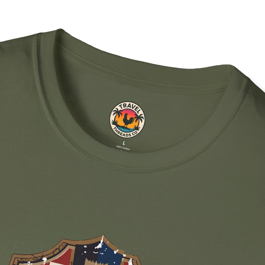 Croatian Crest T-Shirt — "Nikad Ne Odustaj" (Never Give Up)