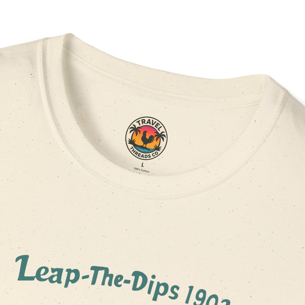 Roller Coaster T-Shirt — "Leap-The-Dips 1902" Altoona PA Vintage Tee