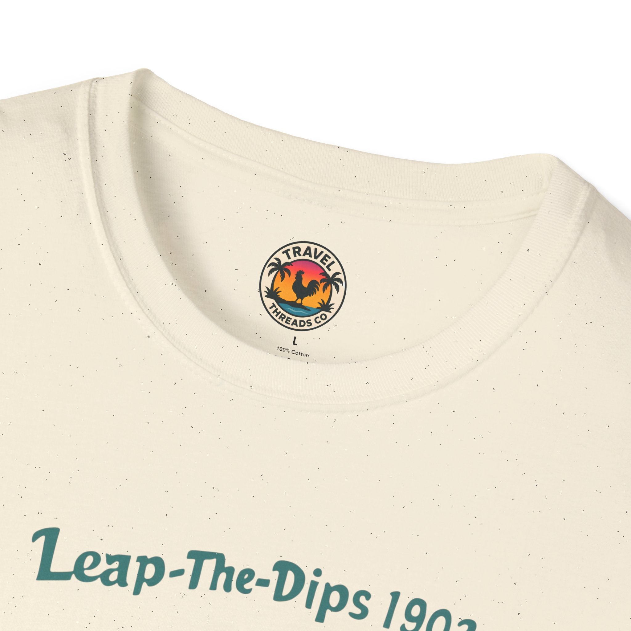 Roller Coaster T-Shirt — "Leap-The-Dips 1902" Altoona PA Vintage Tee
