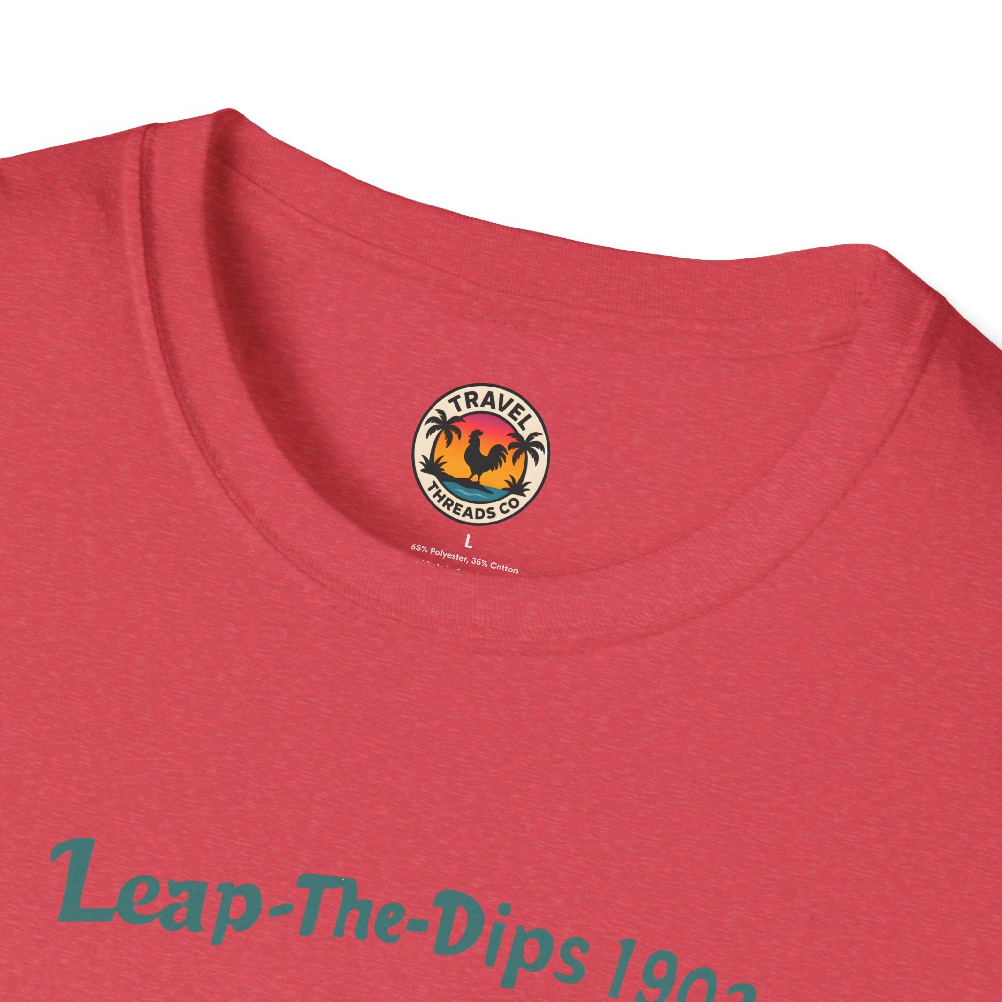 Roller Coaster T-Shirt — "Leap-The-Dips 1902" Altoona PA Vintage Tee