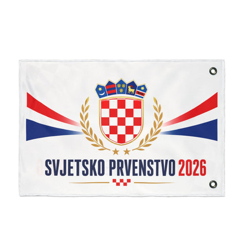 Croatia Svjetsko Prvenstvo 2026 Double-Sided Flag