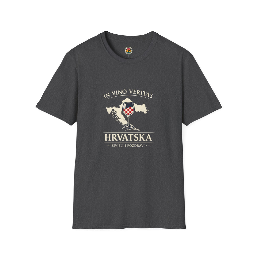 Croatian Wine Glass T-Shirt