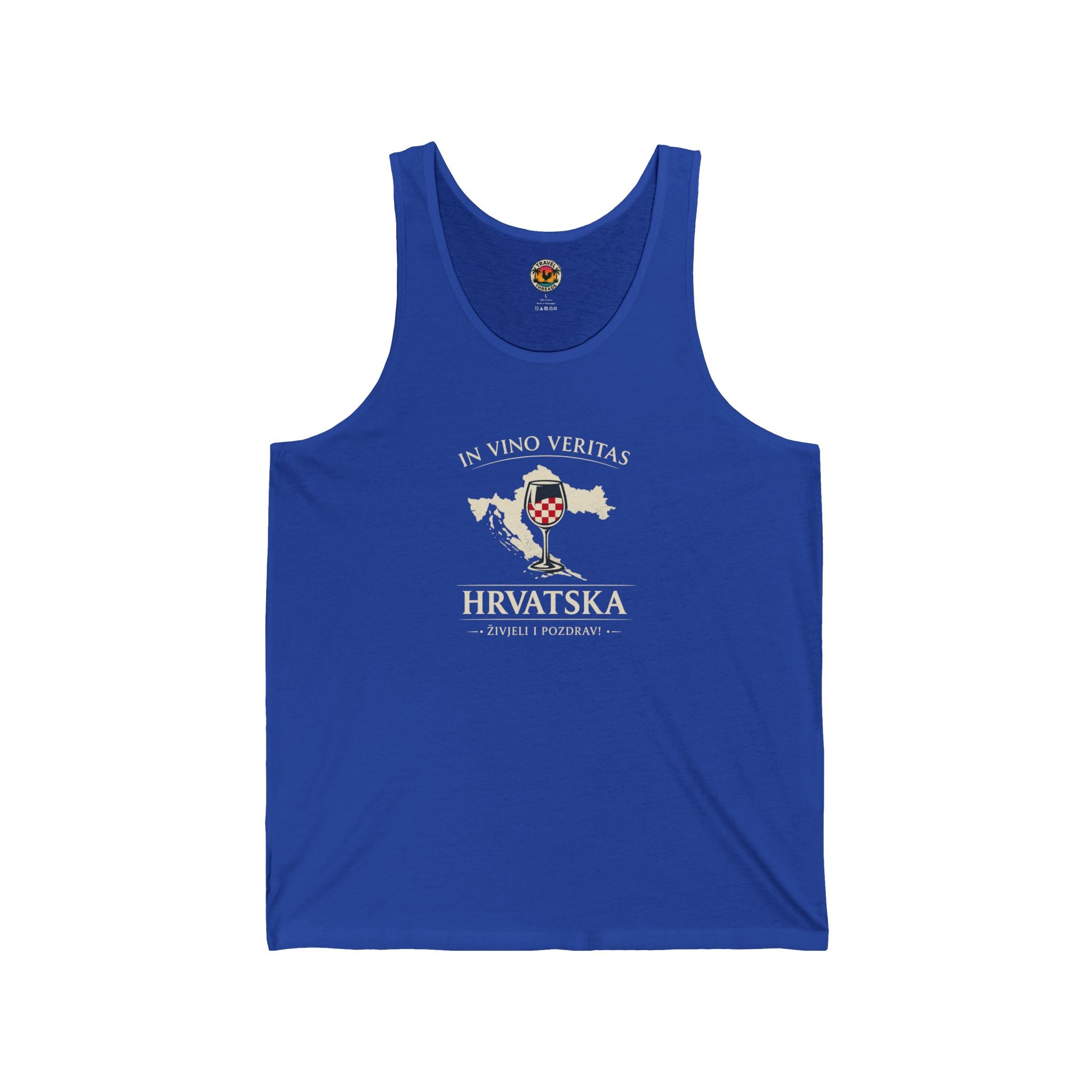 In Vino Veritas Croatia Map Tank Top