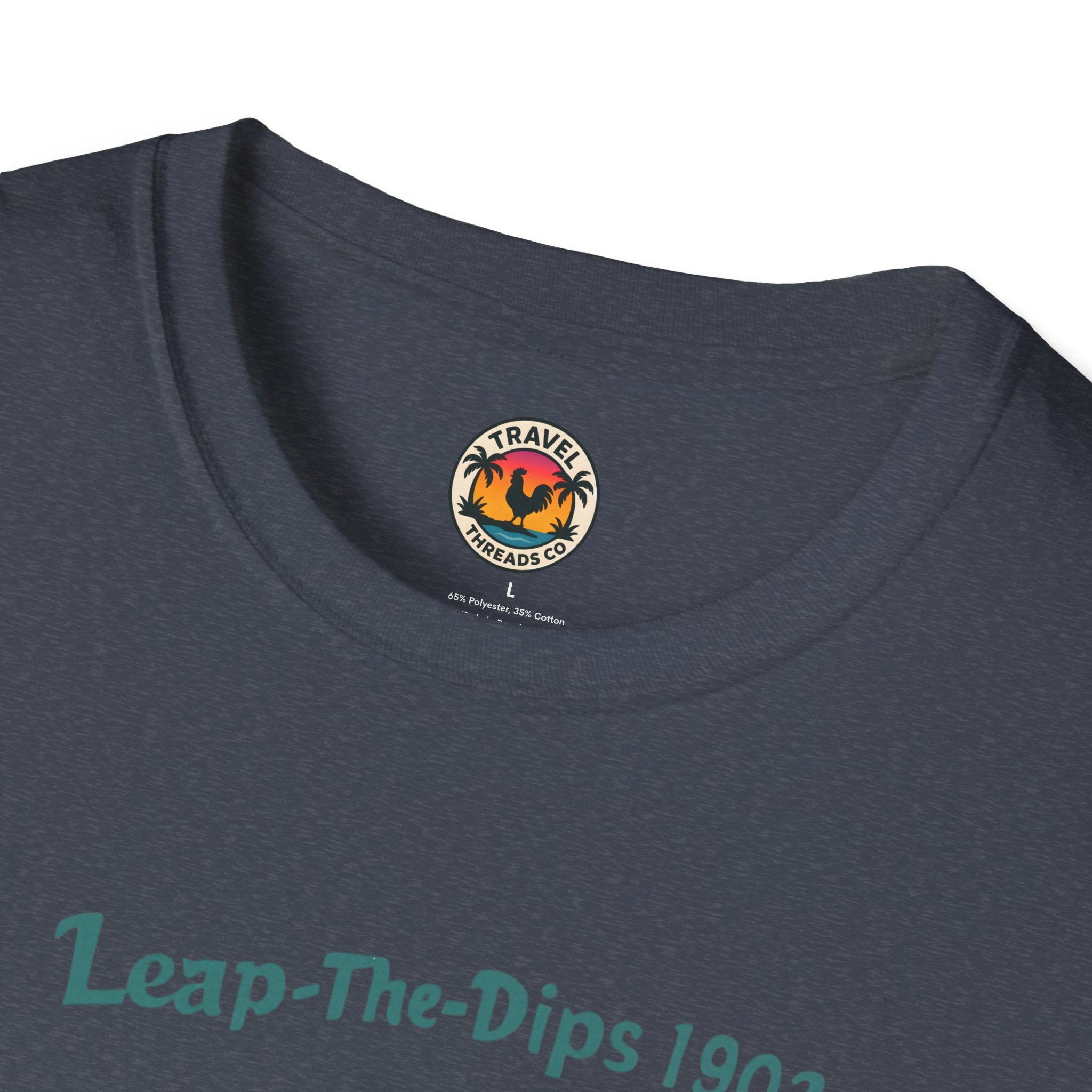 Roller Coaster T-Shirt — "Leap-The-Dips 1902" Altoona PA Vintage Tee