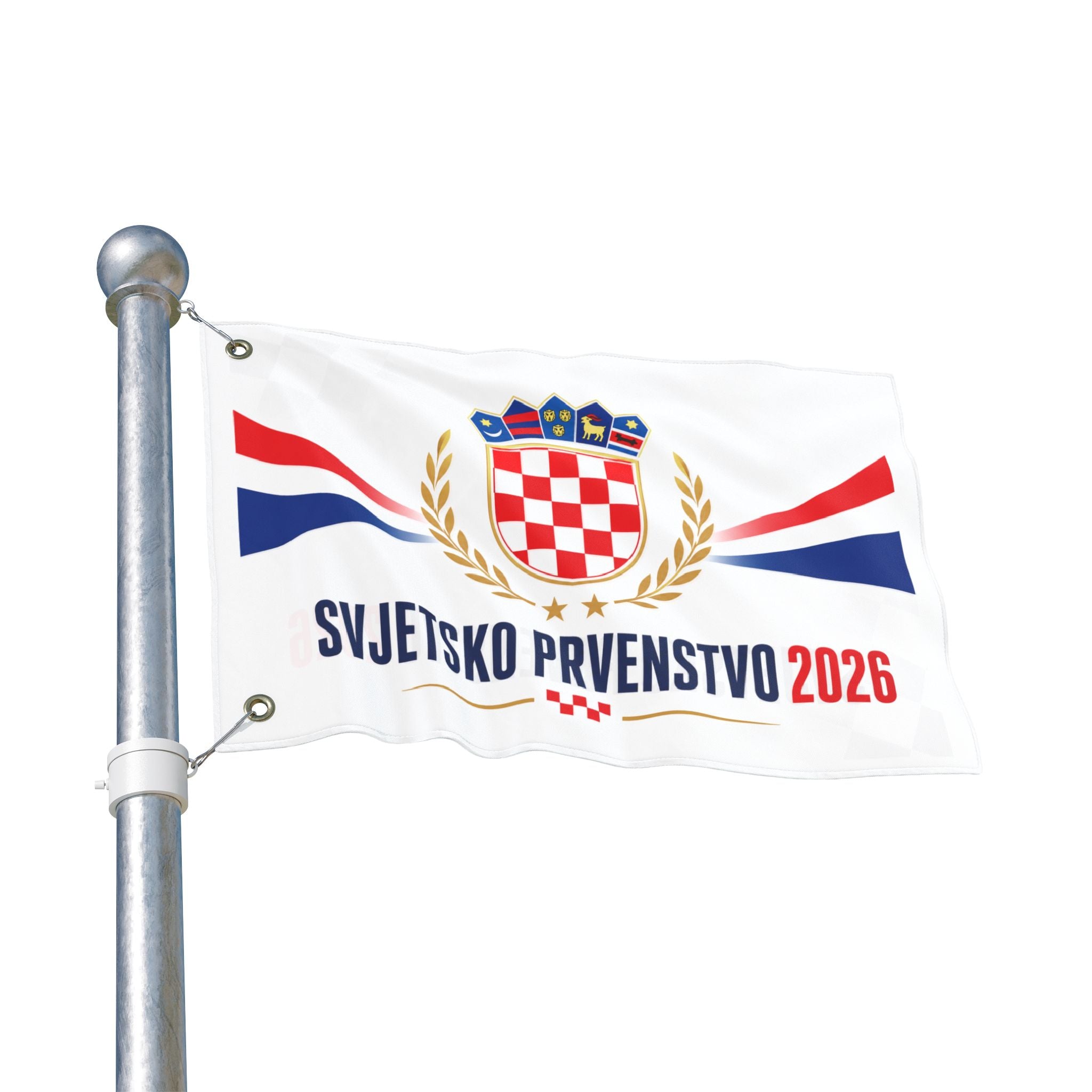 Croatia Svjetsko Prvenstvo 2026 Double-Sided Flag