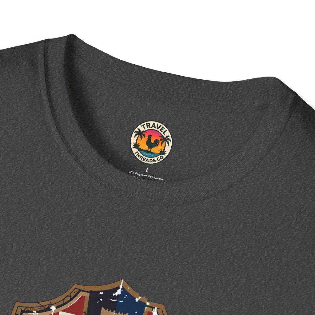 Croatian Crest T-Shirt — "Nikad Ne Odustaj" (Never Give Up)