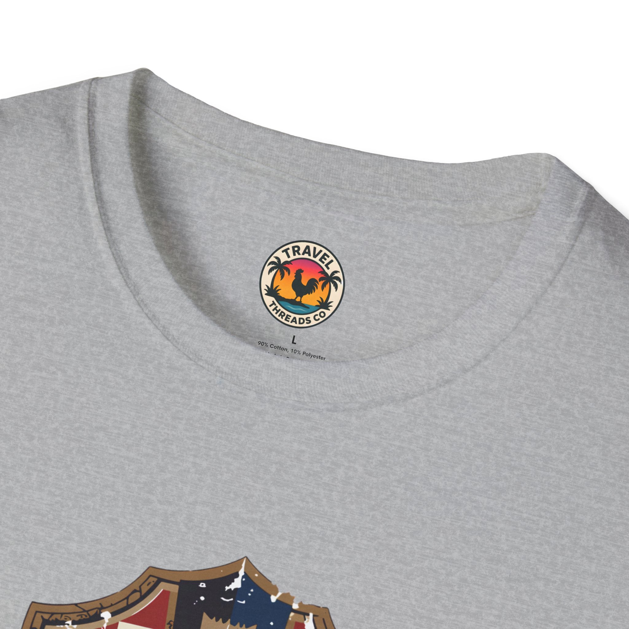 Croatian Crest T-Shirt — "Nikad Ne Odustaj" (Never Give Up)