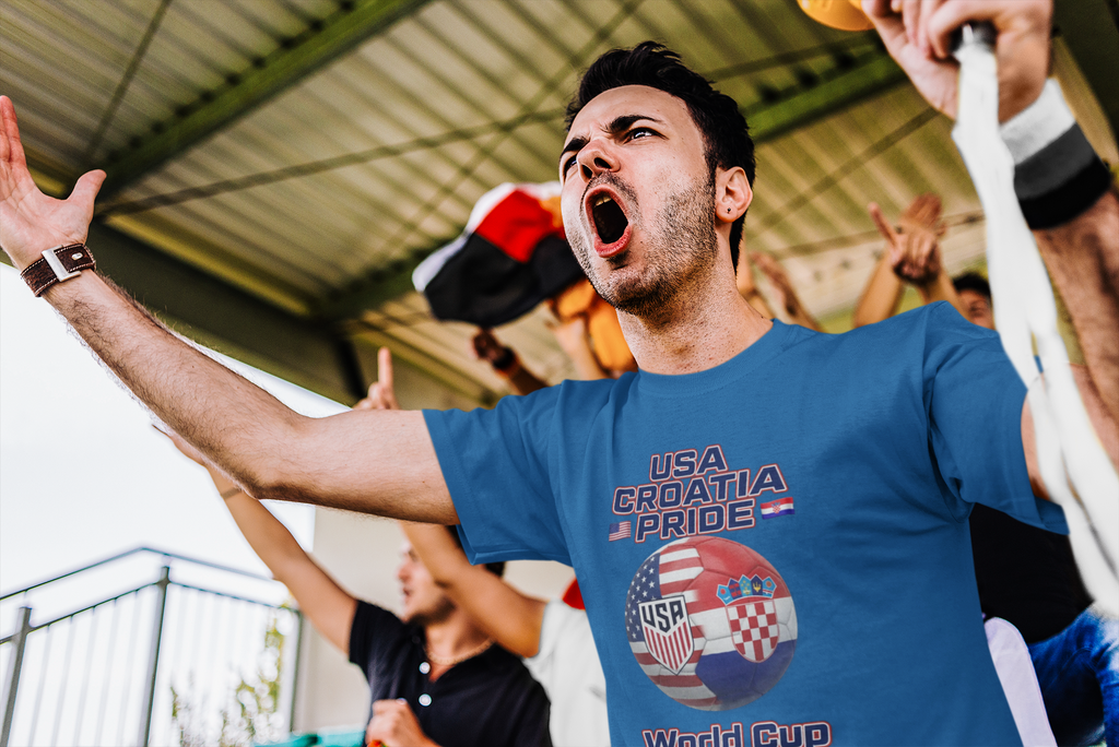 USA Croatia Dual Heritage Soccer T-Shirt
