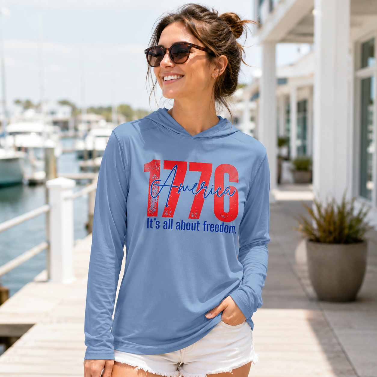 America 1776 Freedom Performance Hoodie