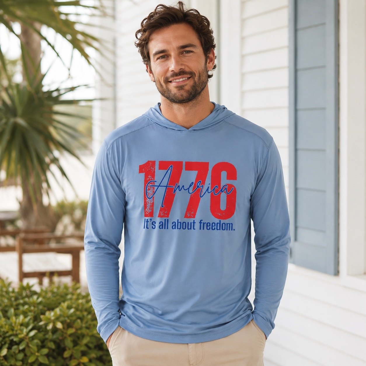 America 1776 Freedom Performance Hoodie