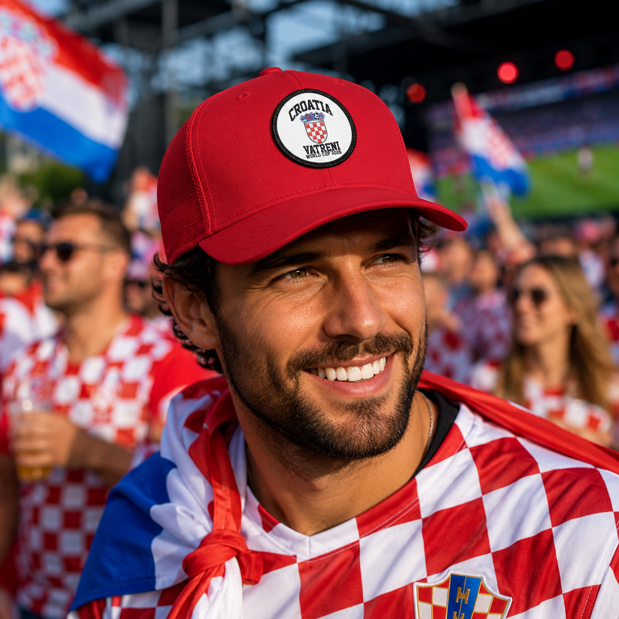 Croatia Vatreni World Cup 2026 Snapback Hat