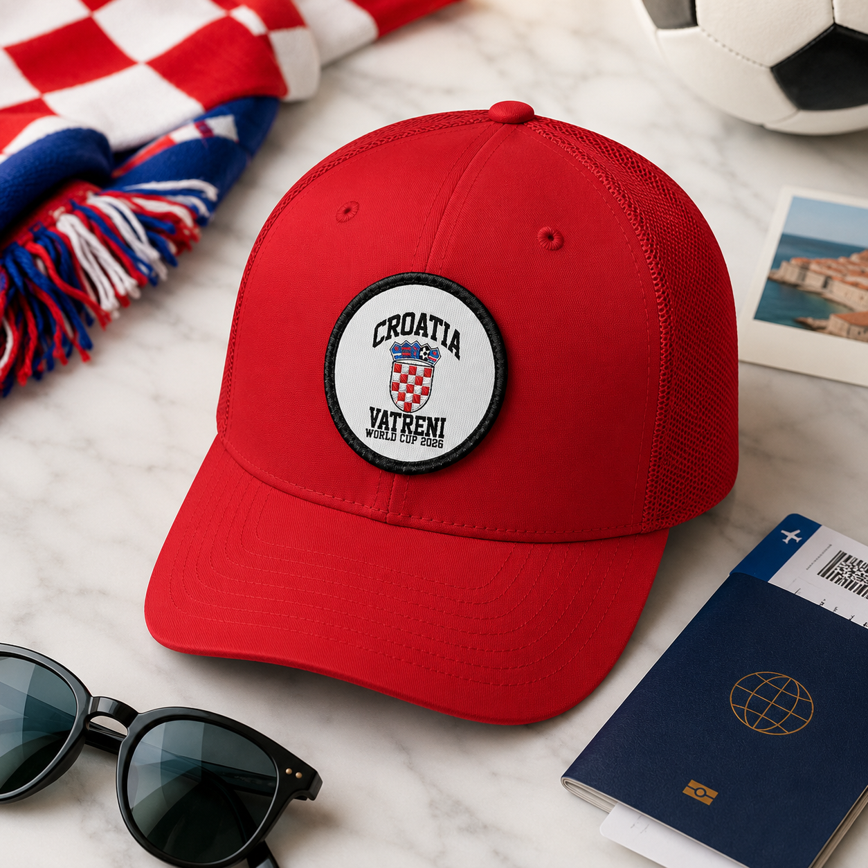 Croatia Vatreni World Cup 2026 Snapback Hat