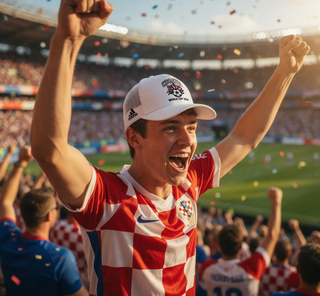 Croatia World Cup 2026 Trucker Cap — Soccer Fan Mesh Hat