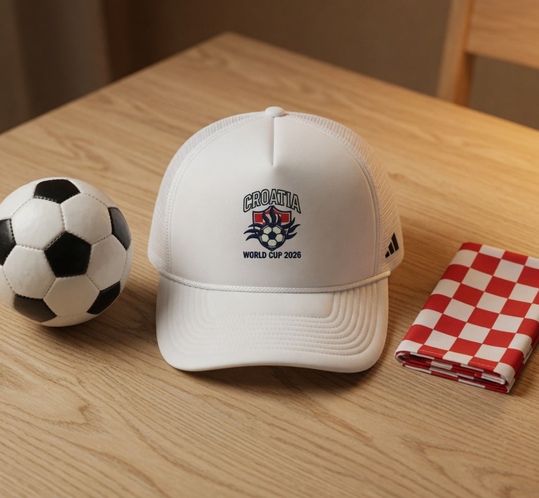 Croatia World Cup 2026 Trucker Cap — Soccer Fan Mesh Hat