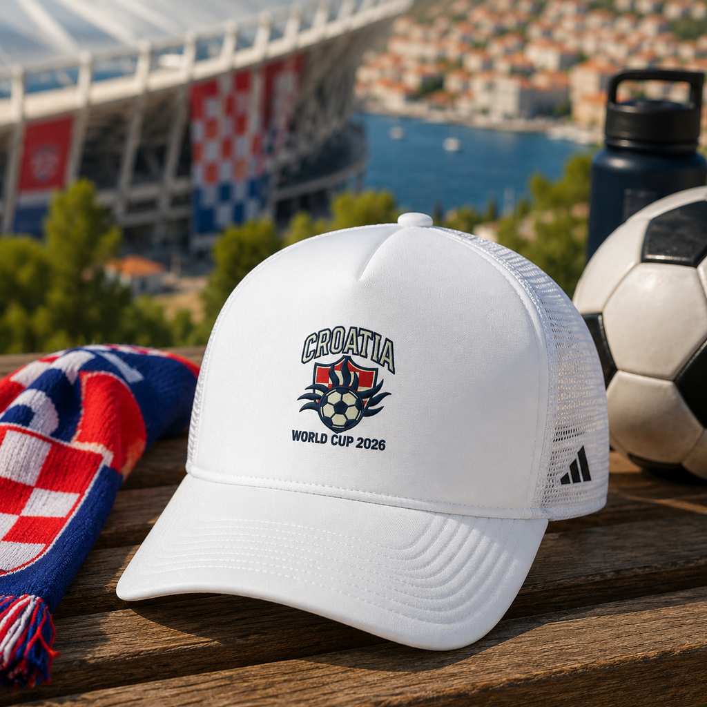 Croatia World Cup 2026 Trucker Cap — Soccer Fan Mesh Hat