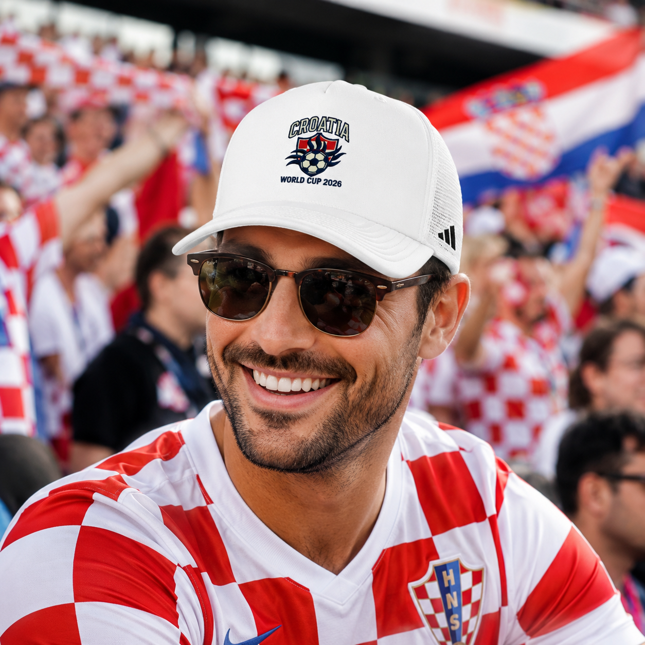 Croatia World Cup 2026 Trucker Cap — Soccer Fan Mesh Hat