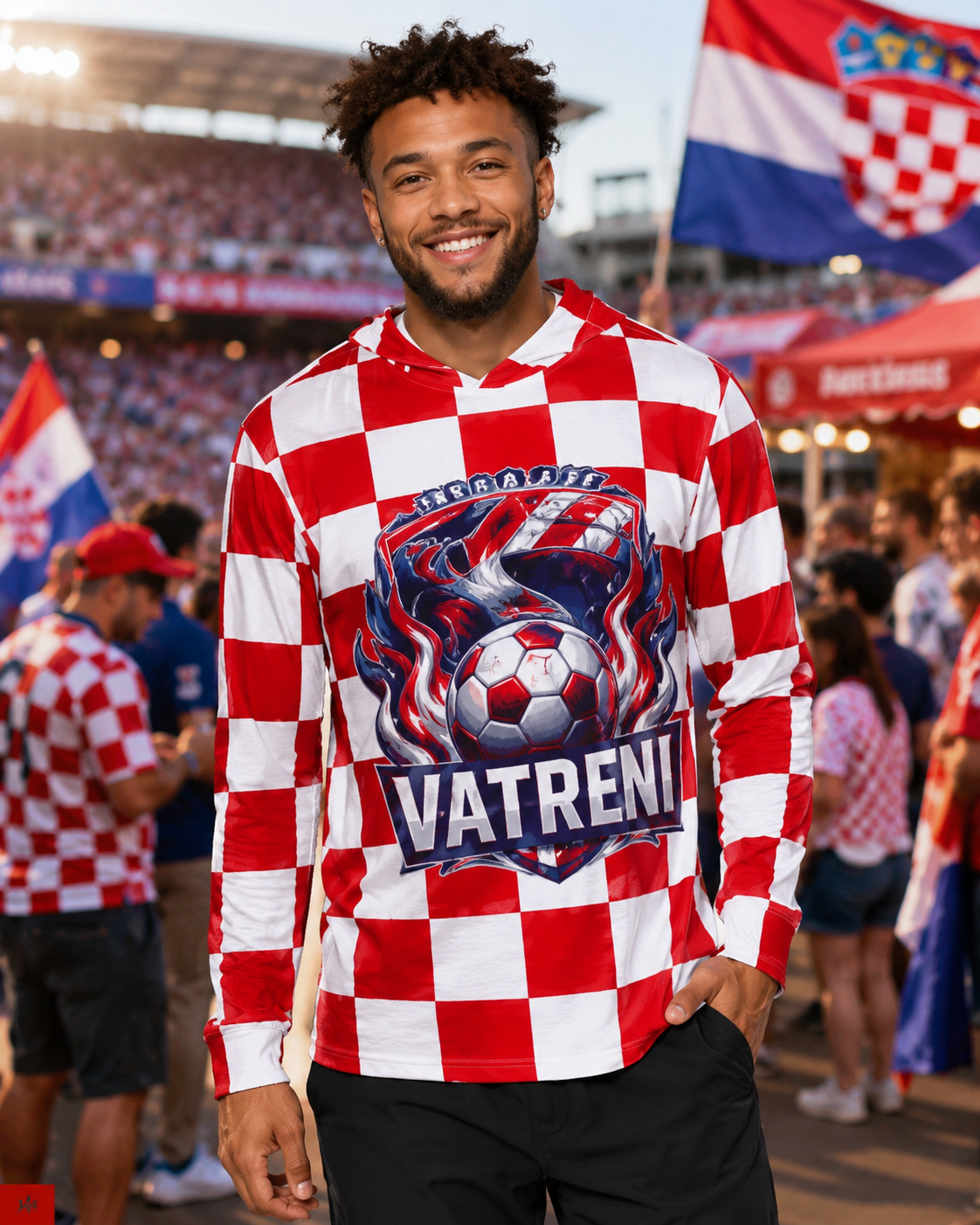 Croatia 2026 Vatreni Soccer Fan Hoodie