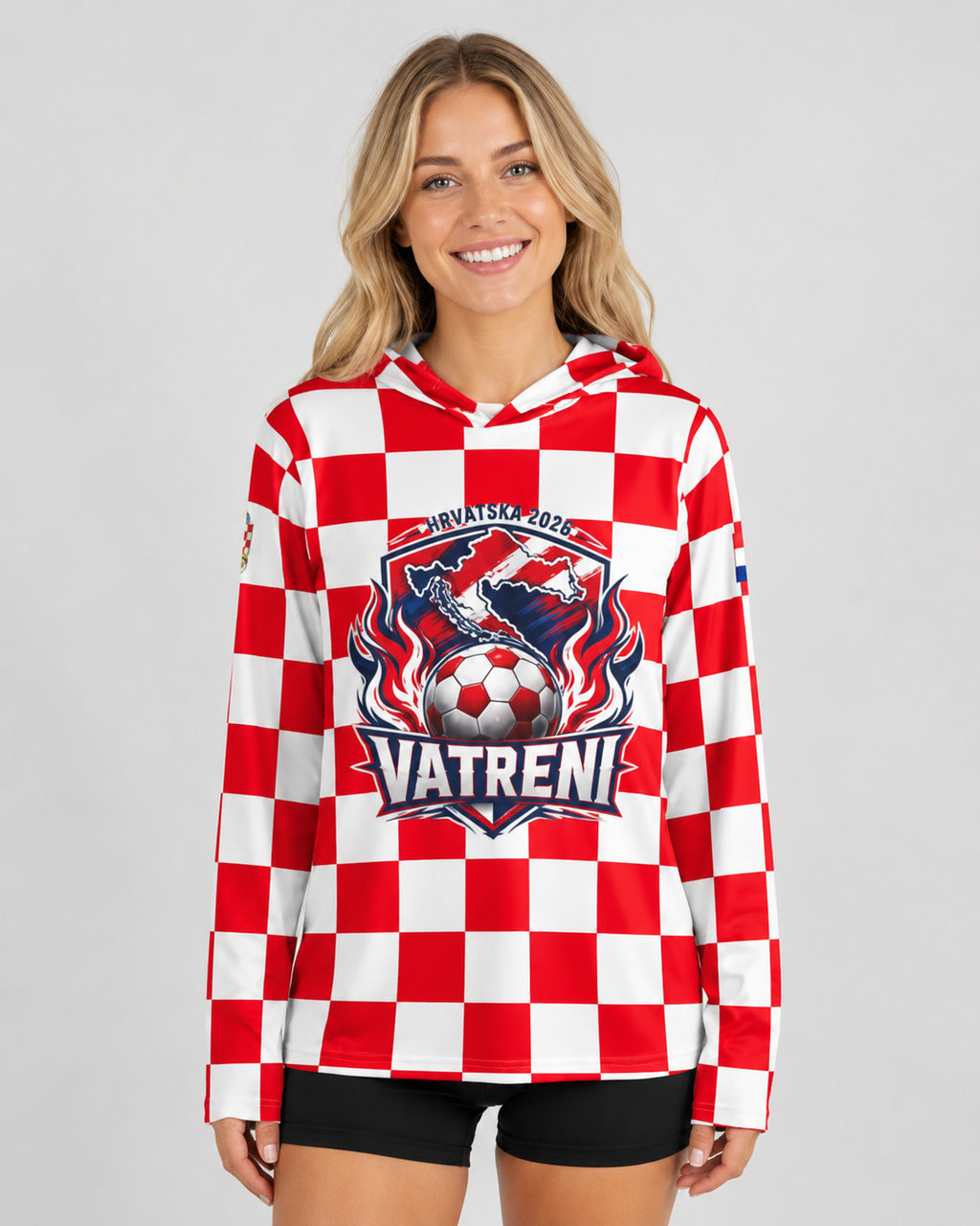 Croatia 2026 Vatreni Soccer Fan Hoodie