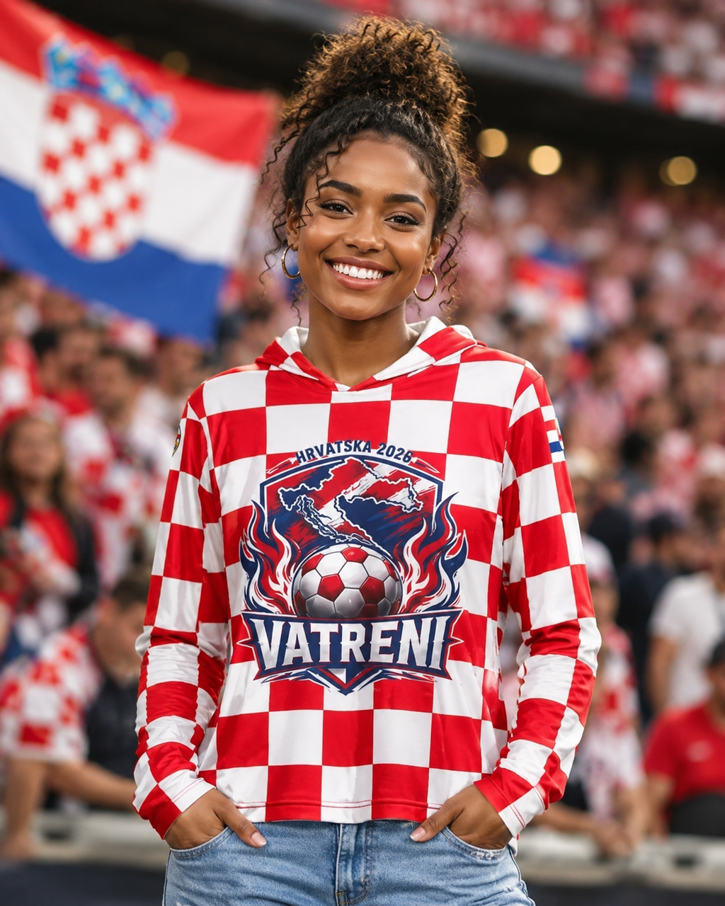 Croatia 2026 Vatreni Soccer Fan Hoodie