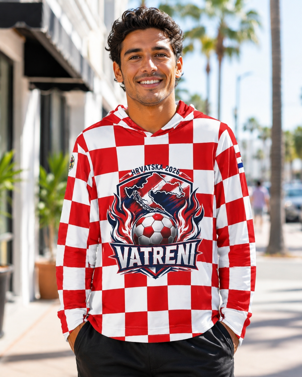 Croatia 2026 Vatreni Soccer Fan Hoodie
