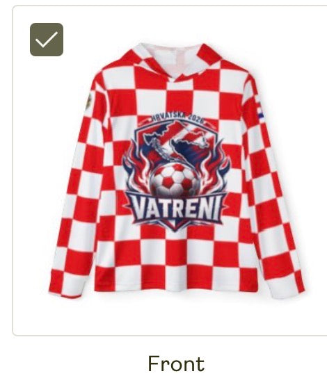 Croatia 2026 Vatreni Soccer Fan Hoodie