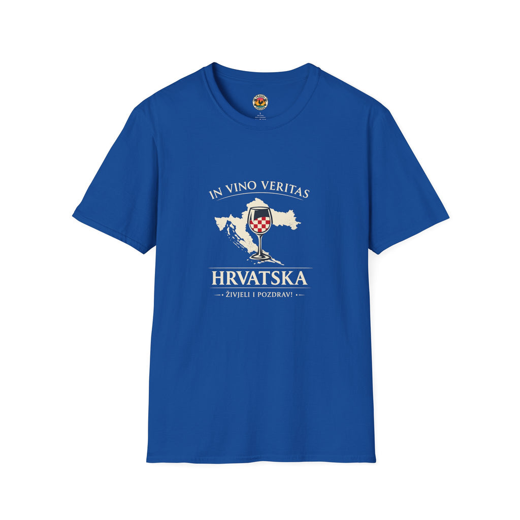 Croatian Wine Glass T-Shirt
