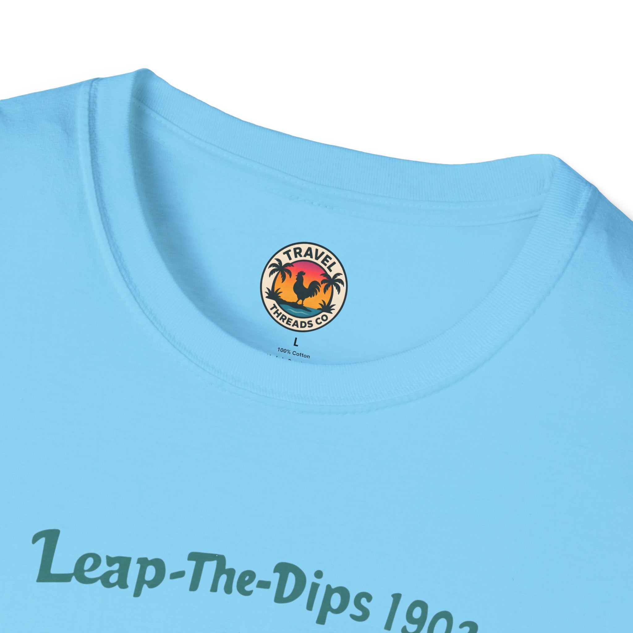 Roller Coaster T-Shirt — "Leap-The-Dips 1902" Altoona PA Vintage Tee