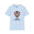 Croatian Crest T-Shirt — "Nikad Ne Odustaj" (Never Give Up)