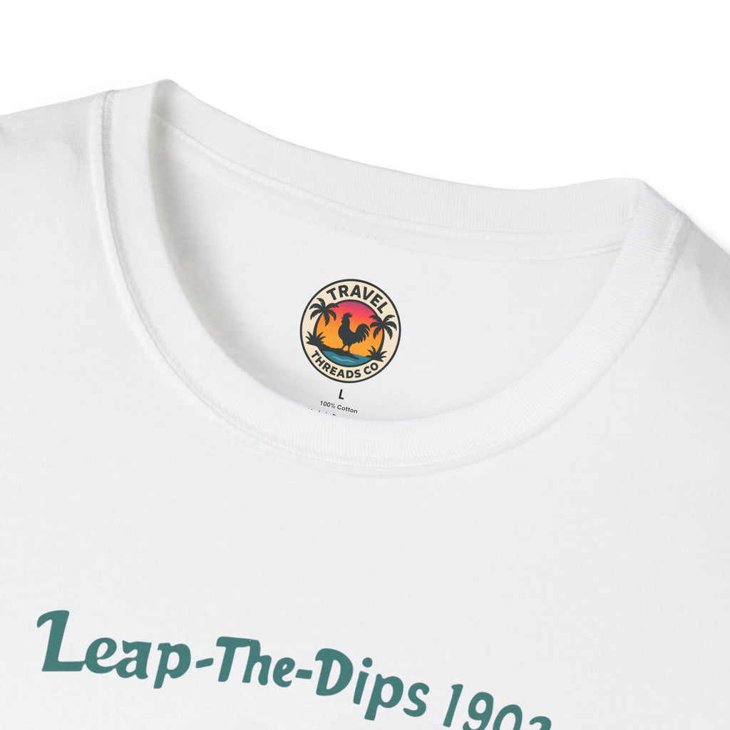 Roller Coaster T-Shirt — "Leap-The-Dips 1902" Altoona PA Vintage Tee