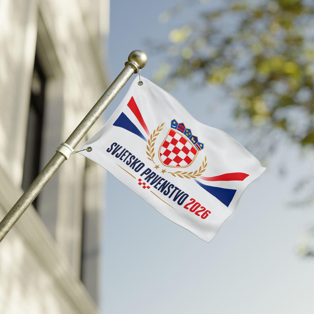 Croatia Svjetsko Prvenstvo 2026 Double-Sided Flag