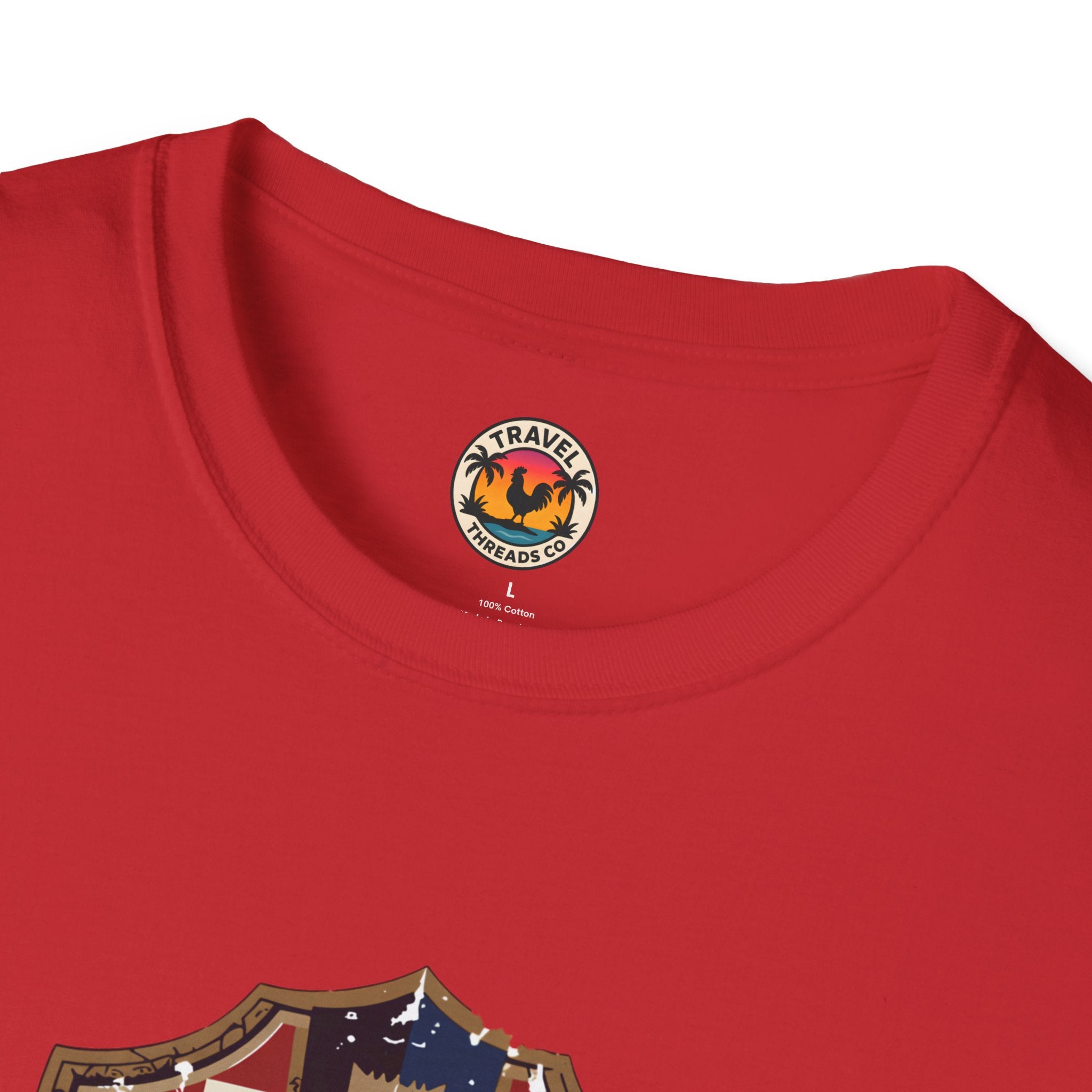Croatian Crest T-Shirt — "Nikad Ne Odustaj" (Never Give Up)