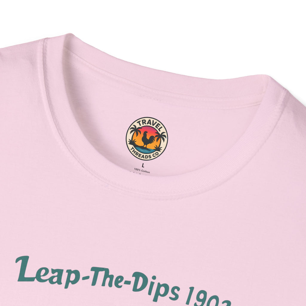 Roller Coaster T-Shirt — "Leap-The-Dips 1902" Altoona PA Vintage Tee
