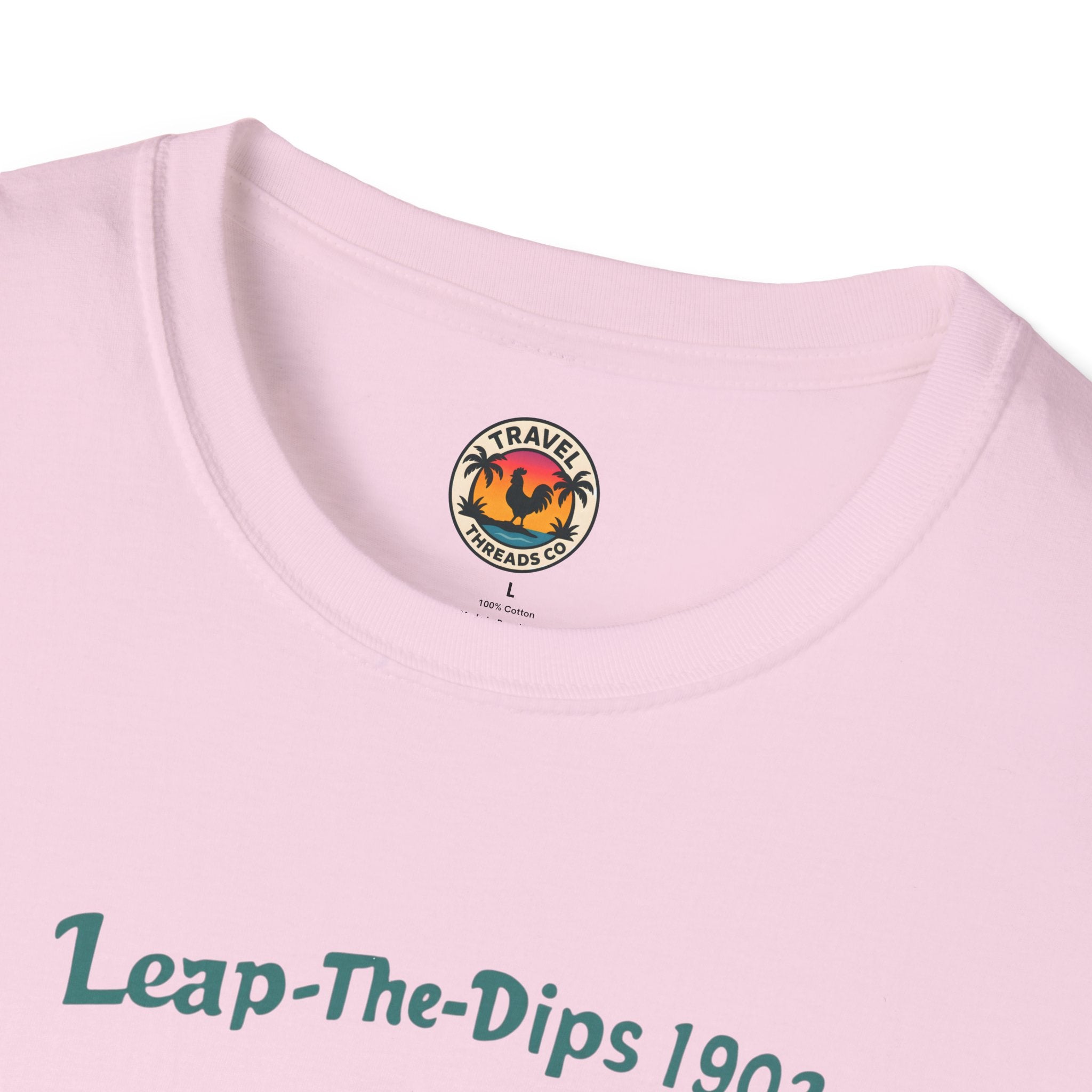 Roller Coaster T-Shirt — "Leap-The-Dips 1902" Altoona PA Vintage Tee