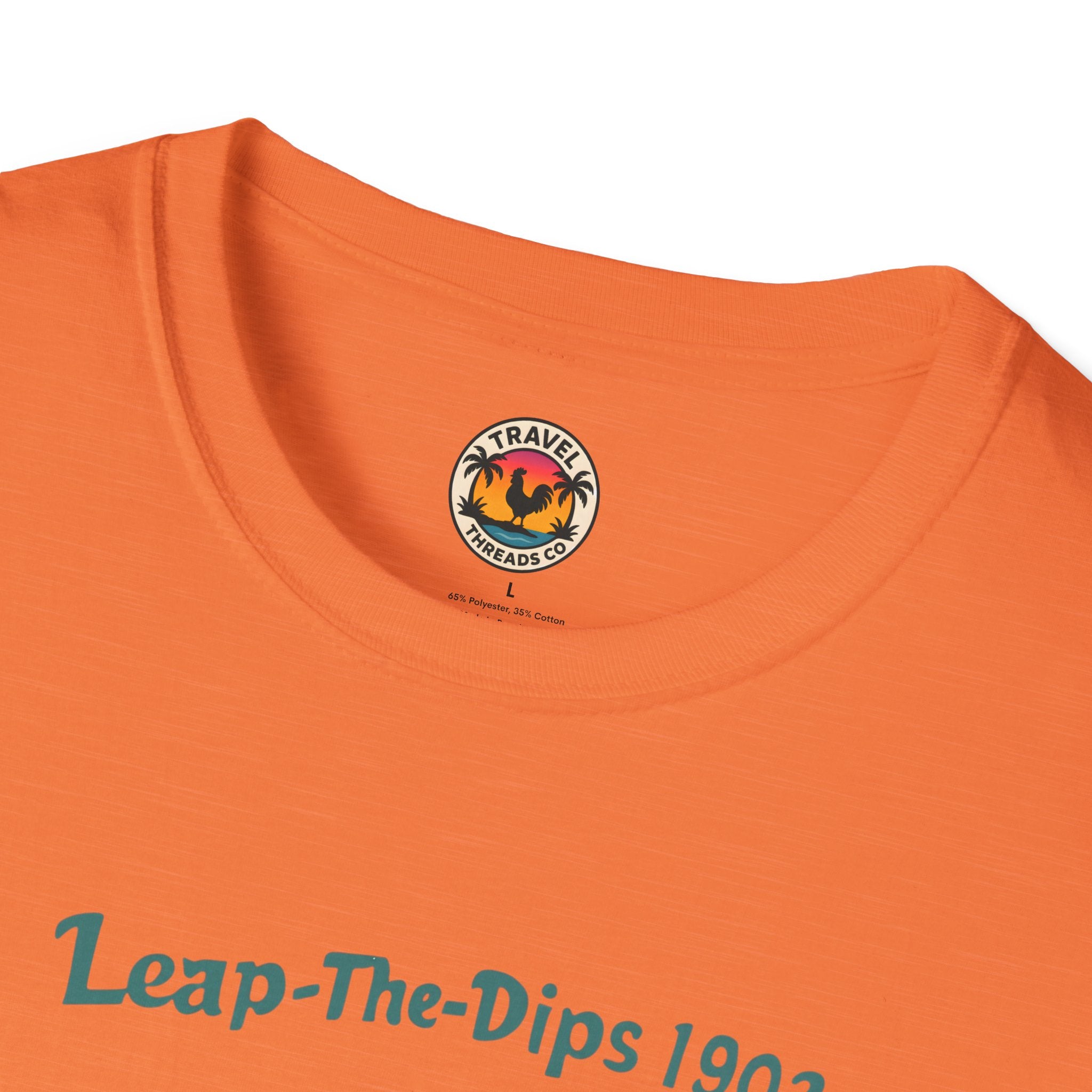 Roller Coaster T-Shirt — "Leap-The-Dips 1902" Altoona PA Vintage Tee