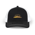 City Skyline Snapback Trucker Cap — "Love All Vibes" Embroidered