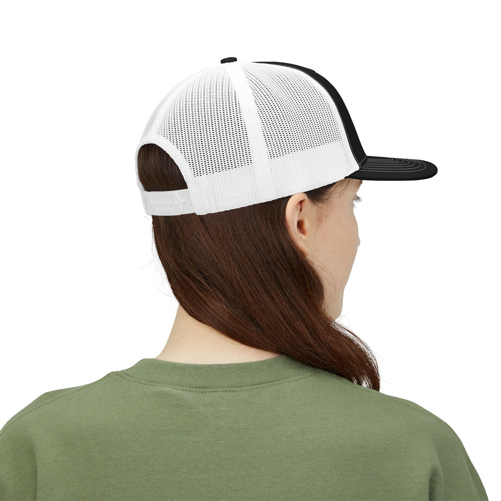 City Skyline Snapback Trucker Cap — "Love All Vibes" Embroidered