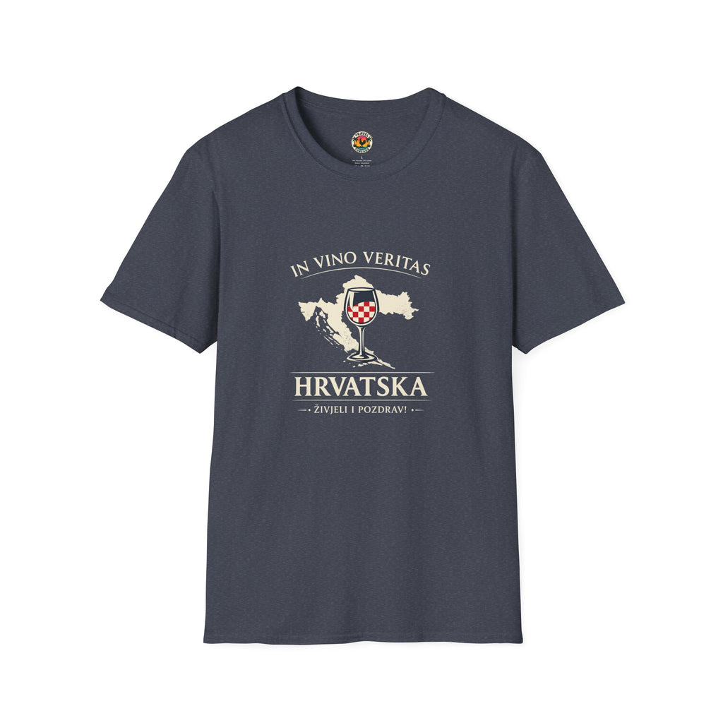 Croatian Wine Glass T-Shirt