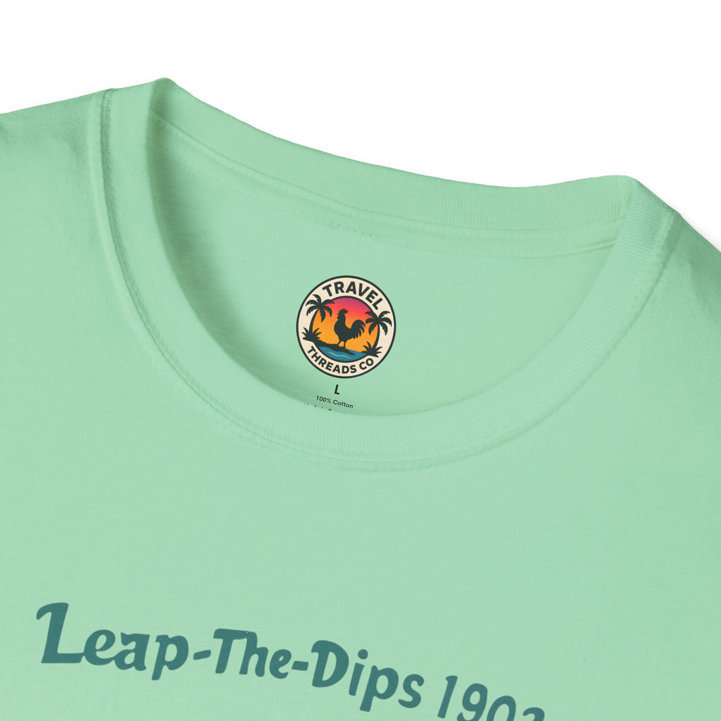 Roller Coaster T-Shirt — "Leap-The-Dips 1902" Altoona PA Vintage Tee