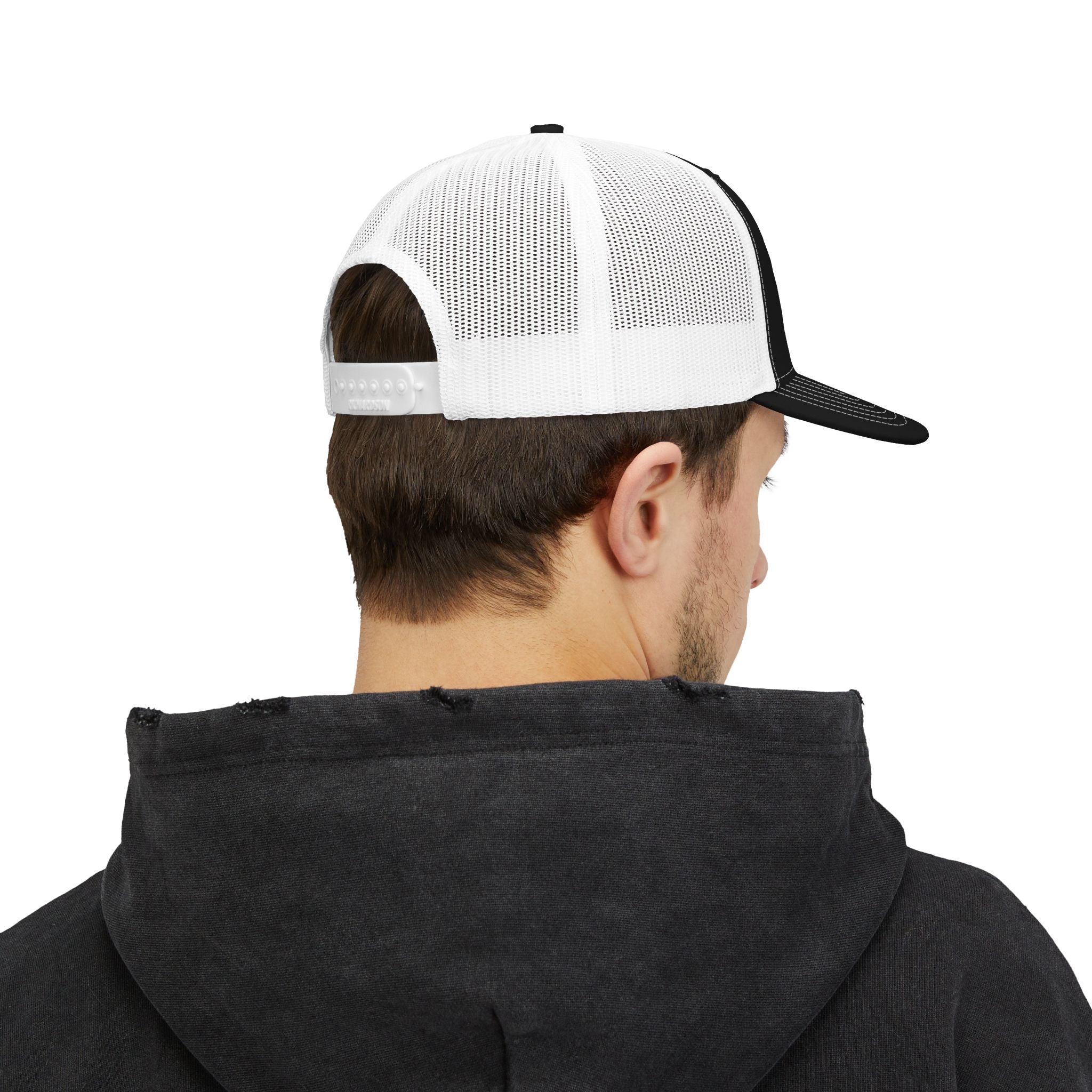 City Skyline Snapback Trucker Cap — "Love All Vibes" Embroidered