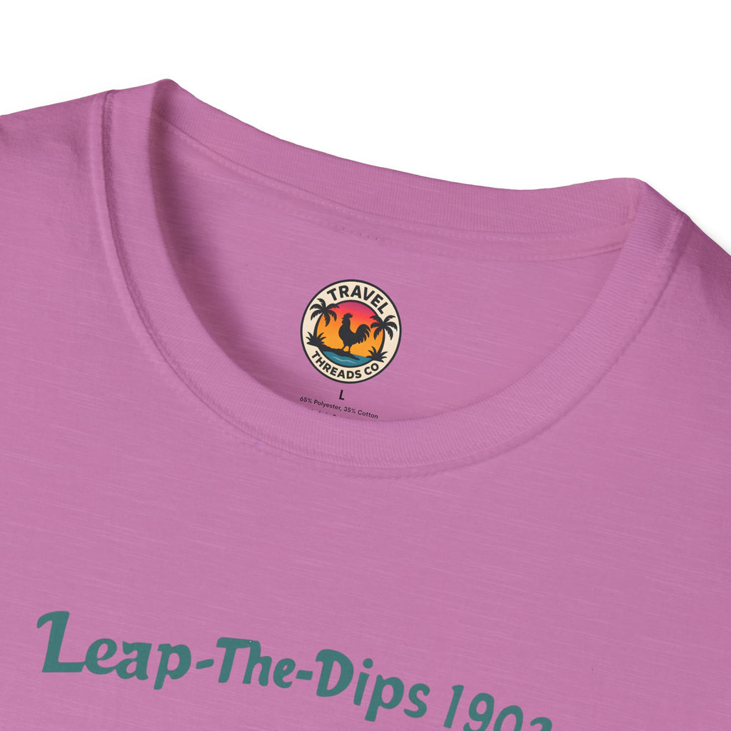 Roller Coaster T-Shirt — "Leap-The-Dips 1902" Altoona PA Vintage Tee