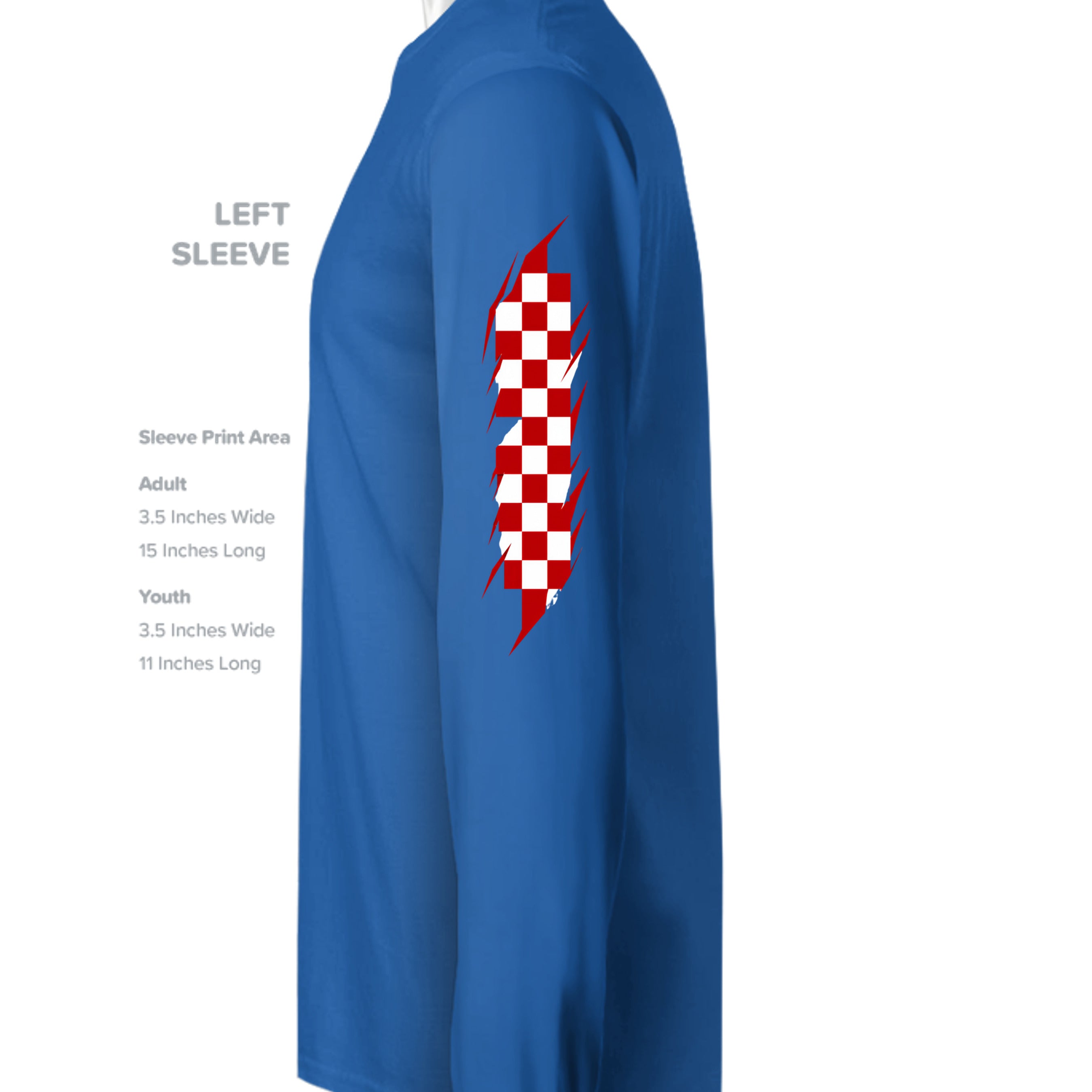 Neon Blue - G180 - SLEEVE_LEFT