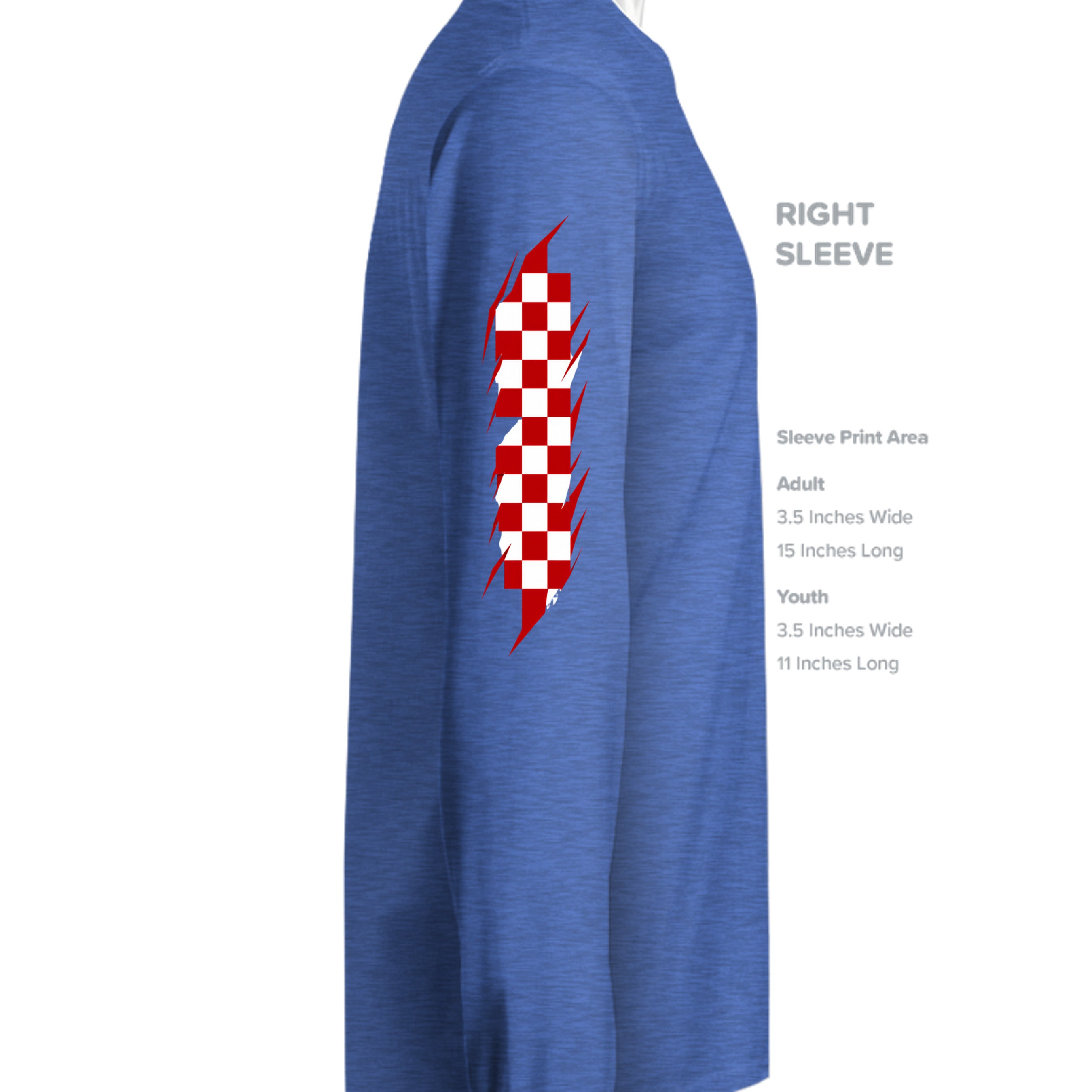Heather Sport Royal - G180 - SLEEVE_RIGHT